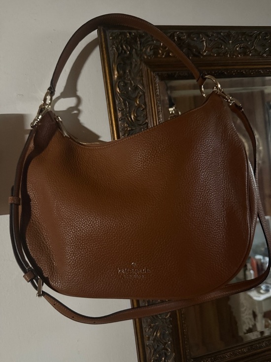 kate spade Handbags - kate spade Brown Pebbled Leather Shoulder Bag